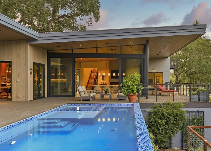 Modern Luxury Villa At Base Of Sonoma Mountain- Includes Wine Tasting Passport